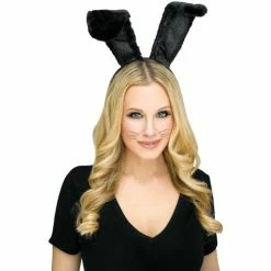 BUNNY HEADBAND BLACK