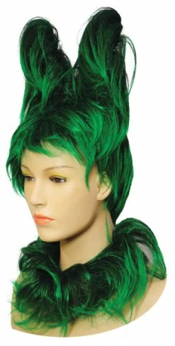 HAIR SCULPTURE BLACK/GREEN