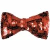 BOW TIE SEQUIN RED