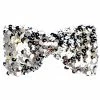 BOW TIE SEQUIN SILVER
