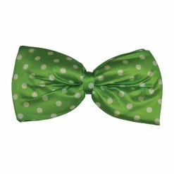 BOW TIE JUMBO POLKADOT GREEN