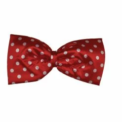 BOW TIE JUMBO POLKADOT RED
