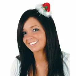 SANTA HAT HAIR CLIP