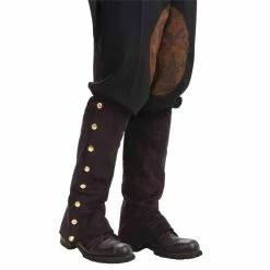 STEAMPUNK SPATS BLACK