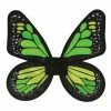 WINGS BUTTERFLY SATIN AD GREEN
