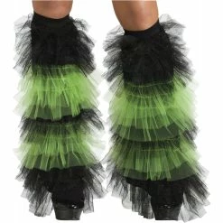 BOOT COVERS TULLE RUFFLE BK Gr