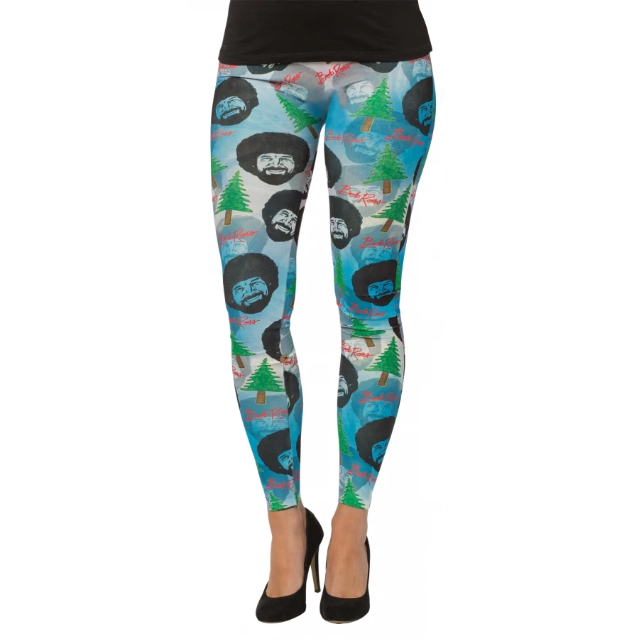 BOB ROSS LEGGINS LARGE XLARGE