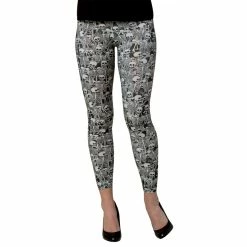 LEGGINGS SKELETONS MD ADULT