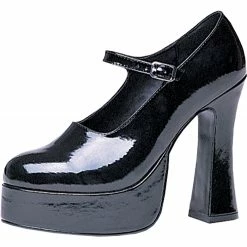 PLATFORM MARYJANE BLK SZ 7