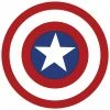 CAPT AMERICA 6 INCH SHIELD