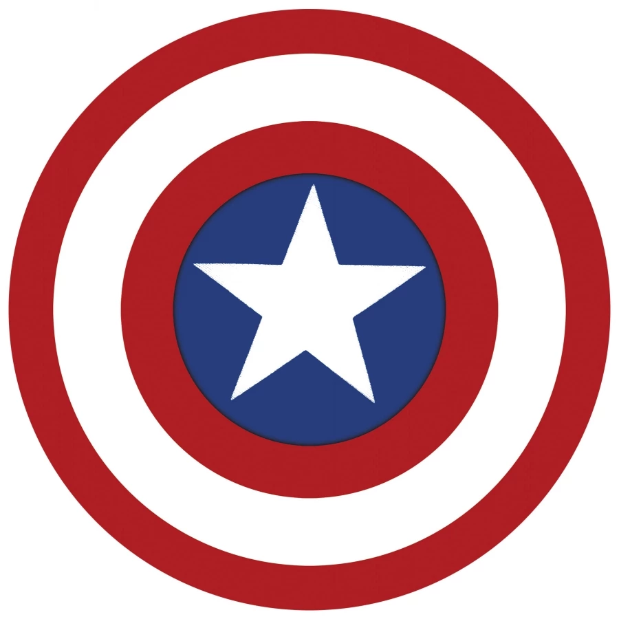 CAPT AMERICA 6 INCH SHIELD