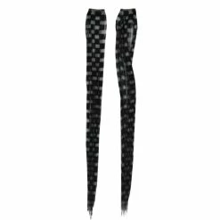 HAIR EXTENSION BLACK WHITE