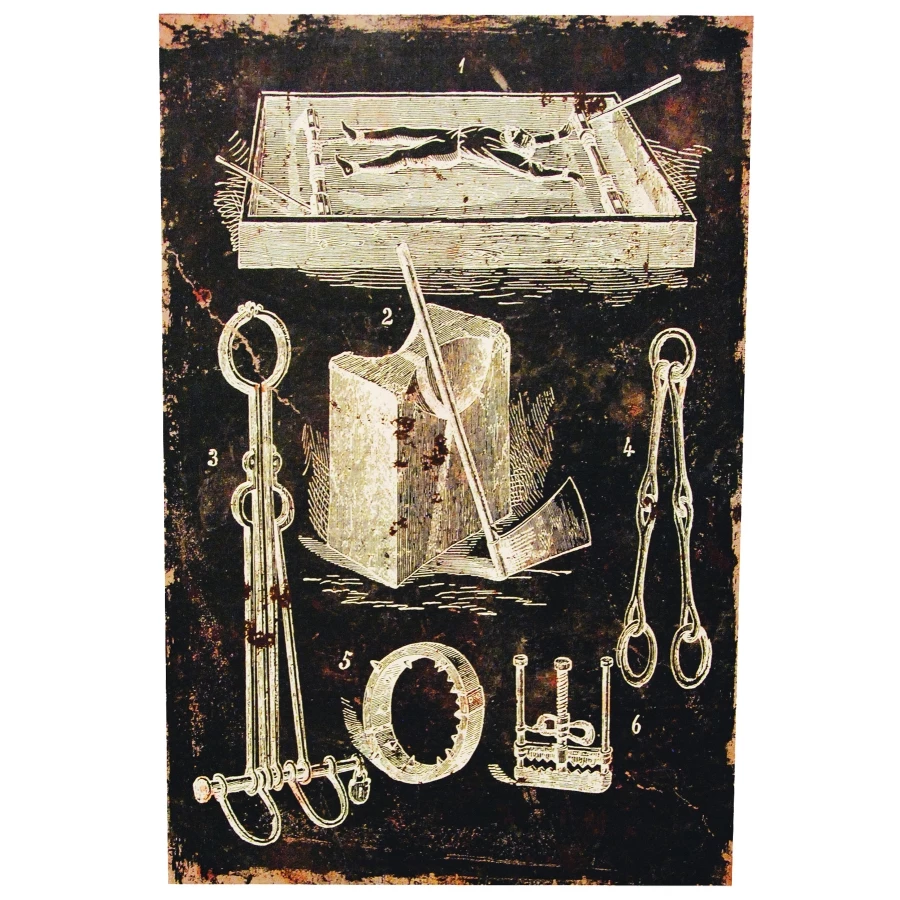 TORTURE DEVICES CANVAS W/O FRM